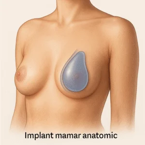 Implant mamar anatomic